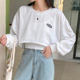 イレギュラーヘムショートトップス2点セット ロンT ロングTシャツ | LADY LIKE  | 詳細画像18 