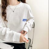 ワッフル素材ワンポイントトップス ロングTシャツ ロンT | LADY LIKE  | 詳細画像29 