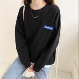 ワッフル素材ワンポイントトップス ロングTシャツ ロンT | LADY LIKE  | 詳細画像36 