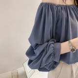 7分袖ボリュームスリーブブラウス シャツ ふんわり | LADY LIKE | 詳細画像8