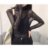 タートルシアートップス シースルー 肌見せ | LADY LIKE  | 詳細画像11 