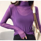 タートルシアートップス シースルー 肌見せ | LADY LIKE  | 詳細画像13 