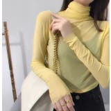 タートルシアートップス シースルー 肌見せ | LADY LIKE  | 詳細画像6 