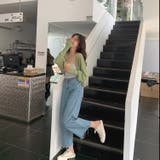 ロングリブ袖V空きカーディガン はおり オーバーサイズ | LADY LIKE  | 詳細画像17 