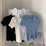 ダブルファスナー襟付きニット トップス ダブルジップ | LADY LIKE  | 詳細画像38 