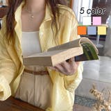 ストライプシアーシャツ ブラウス トップス | LADY LIKE | 詳細画像1