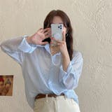 ストライプシアーシャツ ブラウス トップス | LADY LIKE | 詳細画像9