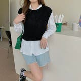 ロールネックノースリーブニット トップス プルオーバー | LADY LIKE | 詳細画像13