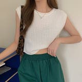 ロールネックノースリーブニット トップス プルオーバー | LADY LIKE | 詳細画像9