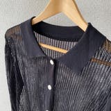 透かし編みニットシャツ トップス メッシュ | LADY LIKE | 詳細画像11