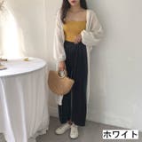 ホワイト | ロングシアーカーディガン はおり 透け感 | LADY LIKE 