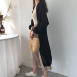 ロングシアーカーディガン はおり 透け感 | LADY LIKE  | 詳細画像13 