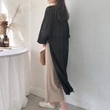 ロングシアーカーディガン はおり 透け感 | LADY LIKE  | 詳細画像14 