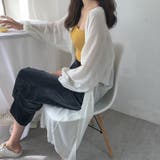 ロングシアーカーディガン はおり 透け感 | LADY LIKE  | 詳細画像6 