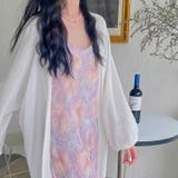 ロングシアーカーディガン はおり 透け感 | LADY LIKE  | 詳細画像7 