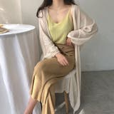 ロングシアーカーディガン はおり 透け感 | LADY LIKE  | 詳細画像9 