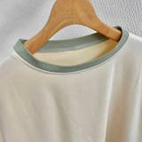 袖口ゴム配色Tシャツ ゆったり きれいめ | LADY LIKE  | 詳細画像6 