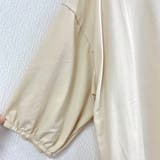 袖口ゴム配色Tシャツ ゆったり きれいめ | LADY LIKE  | 詳細画像7 