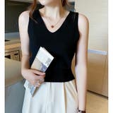 V開きノースリーブベーシックニット 8色 トップス | LADY LIKE | 詳細画像9