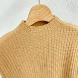 ミニチェック編みフレンチスリーブニット きれいめ 大人 | LADY LIKE  | 詳細画像11 