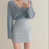 ストレートスリーブカシュクールニット | LADY LIKE | 詳細画像9