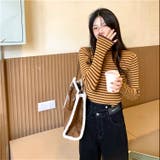 ソフトリブボーダータートルニット | LADY LIKE | 詳細画像15