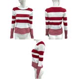 変則ボーダーリブニット | LADY LIKE  | 詳細画像7 