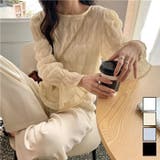 キャンディスリーブくしゅくしゅブラウス | LADY LIKE | 詳細画像1