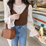 キャンディスリーブくしゅくしゅブラウス | LADY LIKE | 詳細画像10