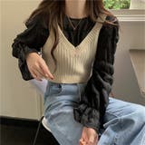 キャンディスリーブくしゅくしゅブラウス | LADY LIKE | 詳細画像13