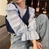 キャンディスリーブくしゅくしゅブラウス | LADY LIKE | 詳細画像5