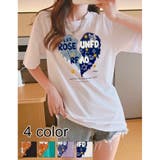 ハートロゴプリントTシャツ | LADY LIKE  | 詳細画像1 