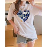 ハートロゴプリントTシャツ | LADY LIKE  | 詳細画像4 