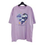 パープル | ハートロゴプリントTシャツ | LADY LIKE 