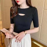 デコルテ空きコンパクトリブニット | LADY LIKE | 詳細画像7