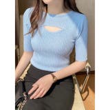 デコルテ空きコンパクトリブニット | LADY LIKE | 詳細画像8