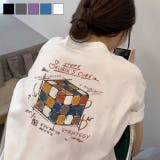 ルービックキューブプリントTシャツ | LADY LIKE  | 詳細画像1 