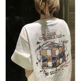 ルービックキューブプリントTシャツ | LADY LIKE  | 詳細画像3 