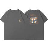 ダークグレー | ルービックキューブプリントTシャツ | LADY LIKE 
