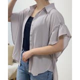 変形スリーブデザインシャツ | LADY LIKE | 詳細画像2