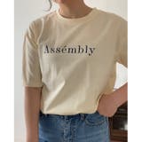 ライトベージュ | AssemblyロゴTシャツ | LADY LIKE 
