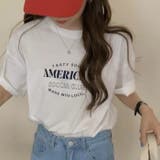 AMERICASロゴプリントTシャツ | LADY LIKE  | 詳細画像8 