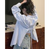 バックデザイン肌見せシャツ | LADY LIKE | 詳細画像13