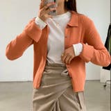 衿付き前開きソフトリブニット | LADY LIKE | 詳細画像14