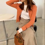 衿付き前開きソフトリブニット | LADY LIKE | 詳細画像15