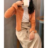 衿付き前開きソフトリブニット | LADY LIKE | 詳細画像17