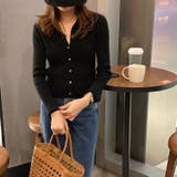 衿付き前開きソフトリブニット | LADY LIKE | 詳細画像24