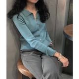 衿付き前開きソフトリブニット | LADY LIKE | 詳細画像27