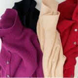 衿付き前開きソフトリブニット | LADY LIKE | 詳細画像34