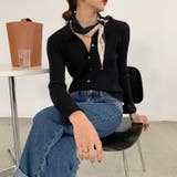 衿付き前開きソフトリブニット | LADY LIKE | 詳細画像4